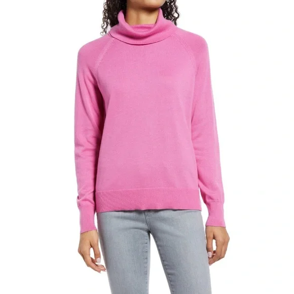 Caslon Sweaters Caslon Cozy Relaxed Fit Turtleneck Sweater